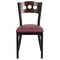 Emma and Oliver Decorative 3 Circle Back Metal Restaurant Dining Chair